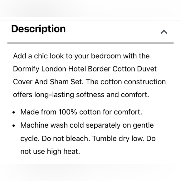 NWT Dormify Bedding Twin/TwinXL - duvet and sham set #1 - Picture 3 of 3